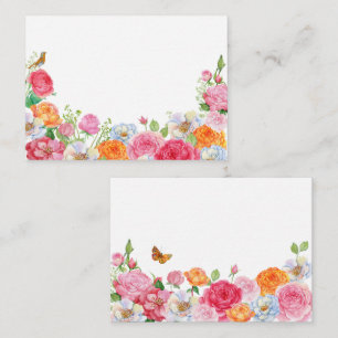 Art Flowers Ro Anteckningskort