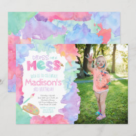 Art-födelsedagsinbjudan Inbjudningar