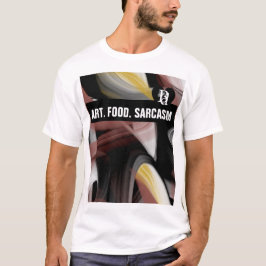 Art Food Sarcasm T-Shirt Trend Abstrakt Powdery