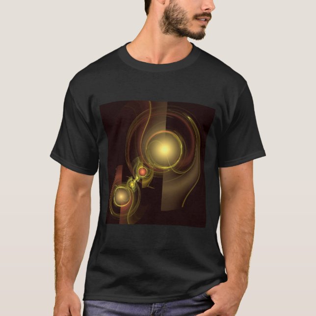 Art för Abstrakt av inbyggd anslutning T Shirt (Framsida)