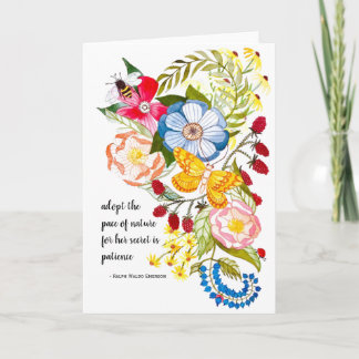 Art för välgörenhetshälsningskort kort