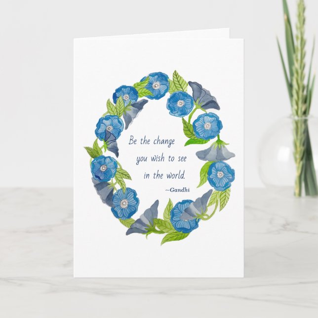 Art för välgörenhetskort kort (Framsida)