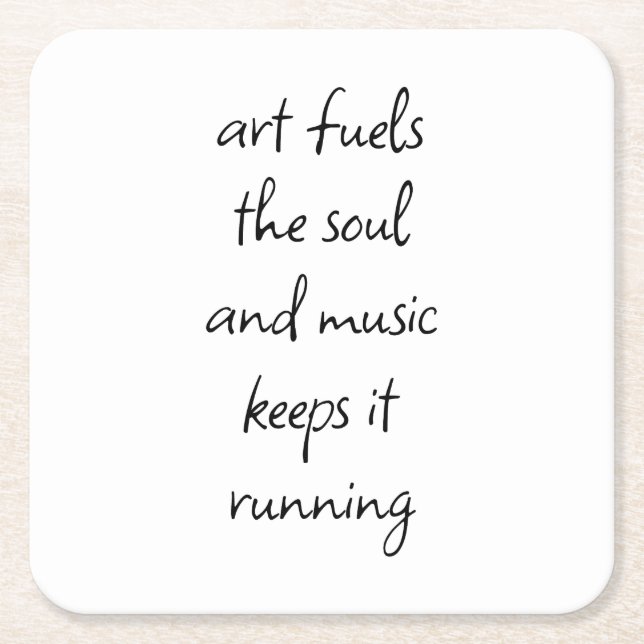 Art Fuels Den Pappra Soul Underlägg (Framsidan)