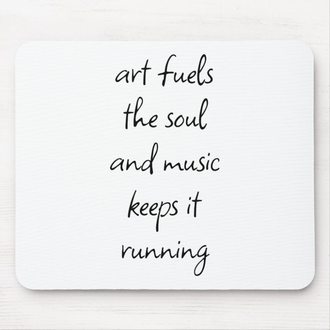 Art Fuels från Soul Mouse Pad Musmatta (Framsidan)