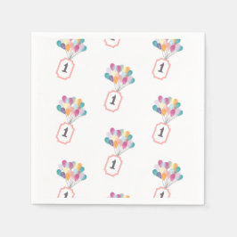 Art Gallery Theme - Pastel Birthday Photo  Pappersservett