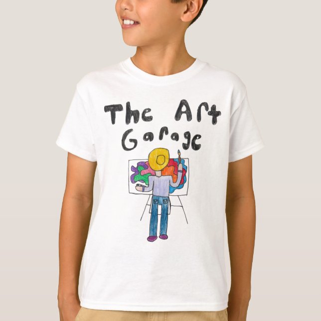 Art Garage 2025 Tävling Winner Kids T-Shirt (Framsida)