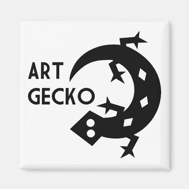 Art Gecko Magnet (Framsidan)