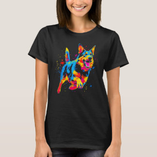 Art German Shepherd T Shirt