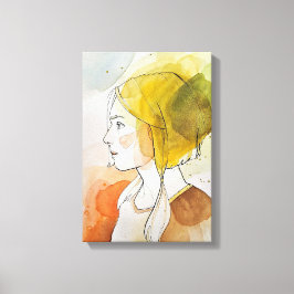 Art Girl | Zazzle_Growshop Canvastryck