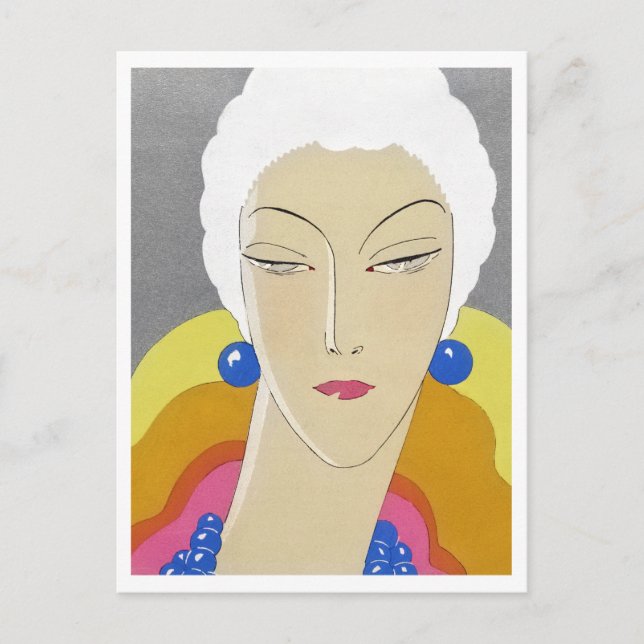 Art-Goût-Beauté (1928) mode illustration Vykort (Framsida)