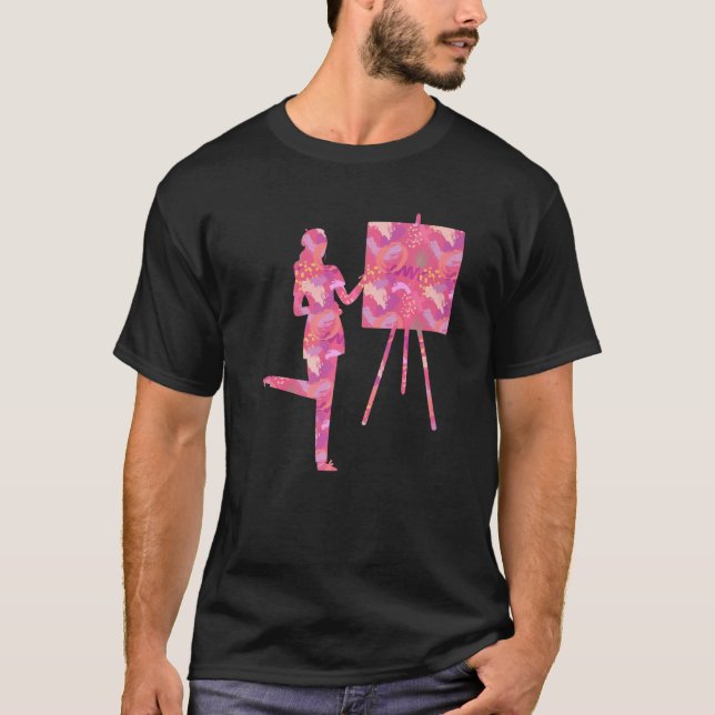Art Graphic Painting Painter Paint Artwork Artist  T Shirt (Framsida)