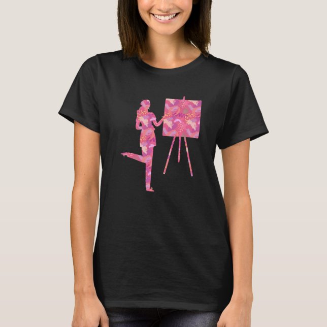 Art Graphic Painting Painter Paint Artwork Artist  T Shirt (Framsida)