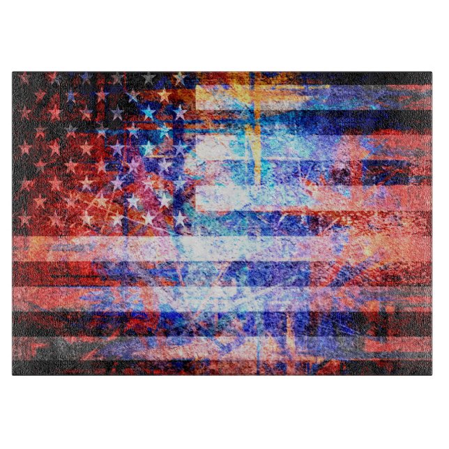 Art Grunge American Flagga #2 (Framsidan)