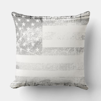 Art Grunge American Flagga #7 Kudde