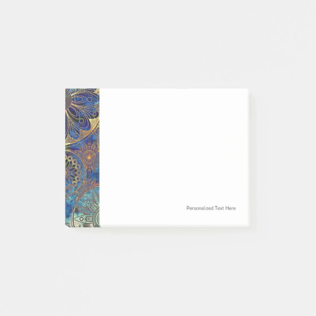 Art grunge mönster post-it block (Framsida)