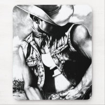 Art-hand - kardborrad western cowboycoola