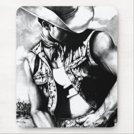 Art-hand - kardborrad western cowboycoola musmatta