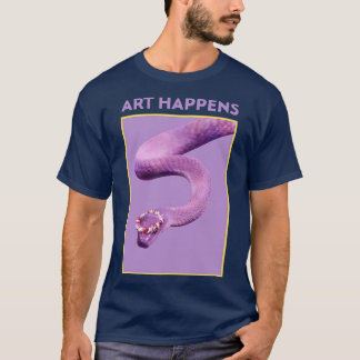 Art Happens Art Snake T Shirt