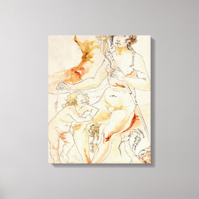 ART - HARRIET DAVIDSOHN - EN STUDIE: MOR BARN CANVASTRYCK (Framsida)