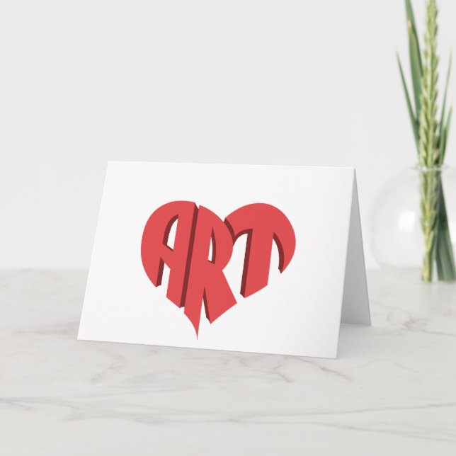 Art Heart Kort (Framsida)