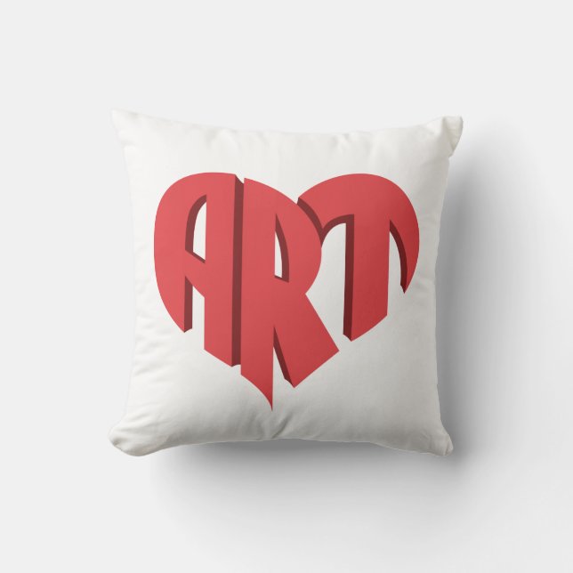 Art Heart Kudde (Framsida)