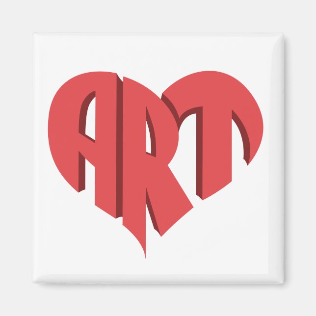 Art Heart Magnet (Framsidan)