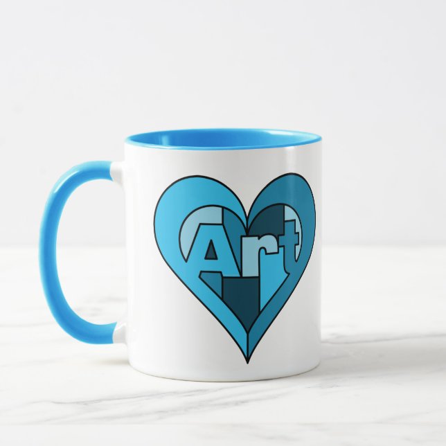 Art Heart Mugg (Vänster)