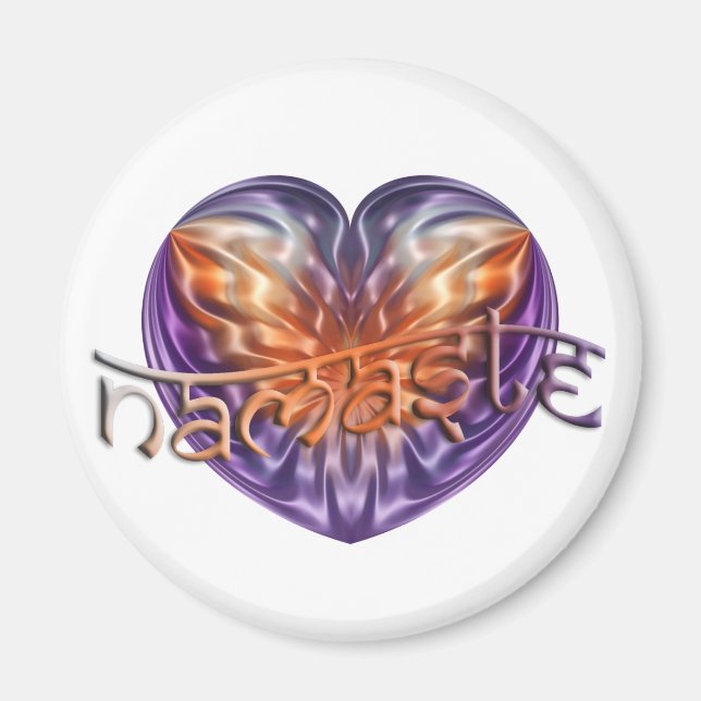 ART Heart NAMASTE Magnet (Framsidan)