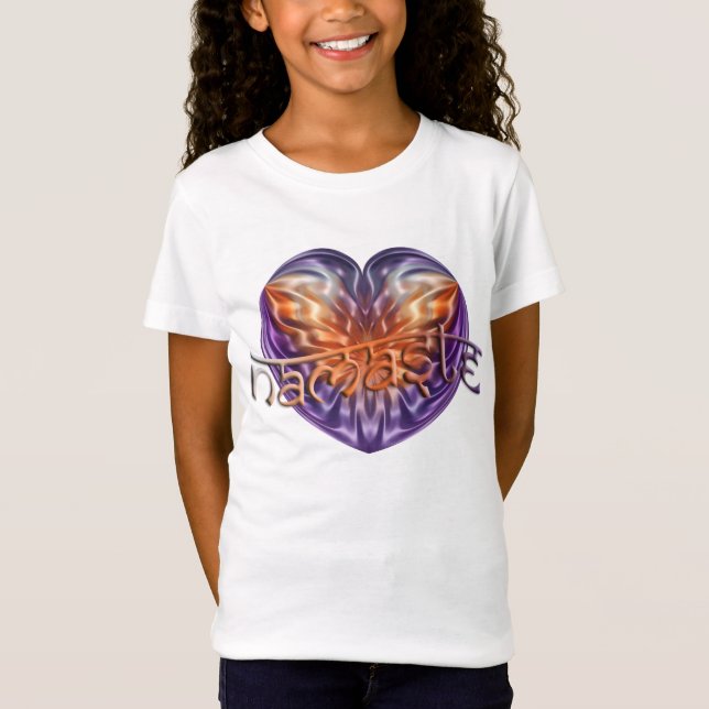 ART Heart NAMASTE Tee Shirt (Framsida)