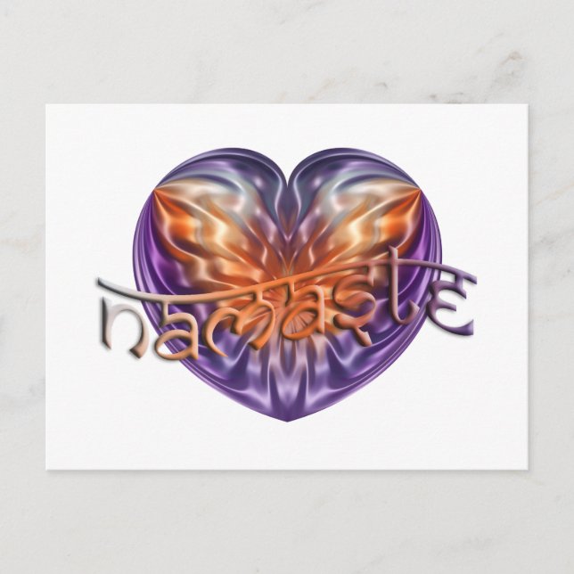ART Heart NAMASTE Vykort (Framsida)