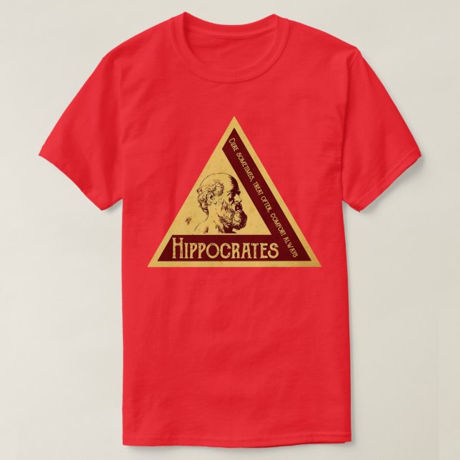 Art Hippokrates Heal T Shirt (Design framsida)