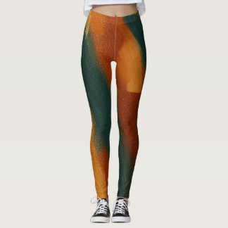 Art i Rörelse - Elegant Abstrakt Loungewear Leggings
