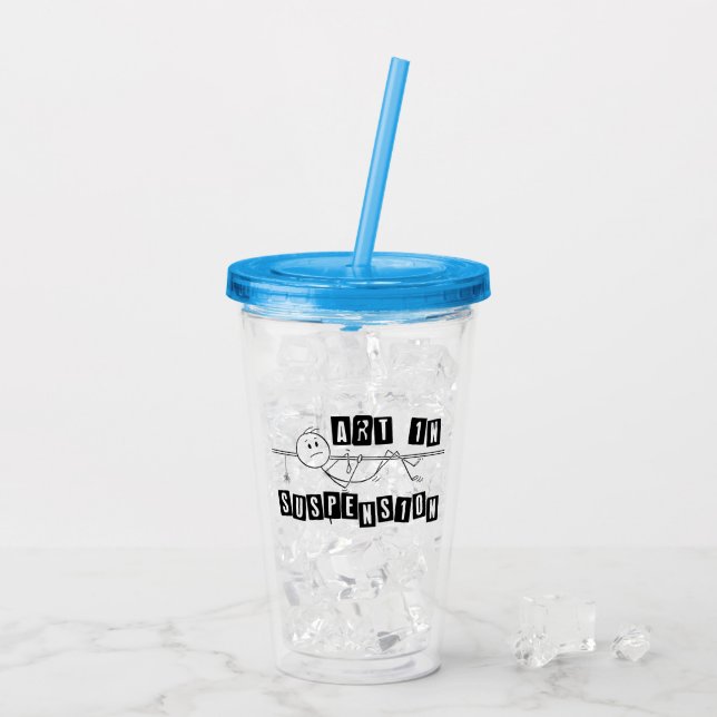 Art i suspension.w take away mugg (Baksida Ice)