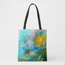 Art Illustrerad blomstrande Blommigt Scenia Bild Tygkasse