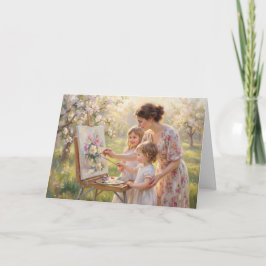 Art in the Orchard Mother's Day Card Kort