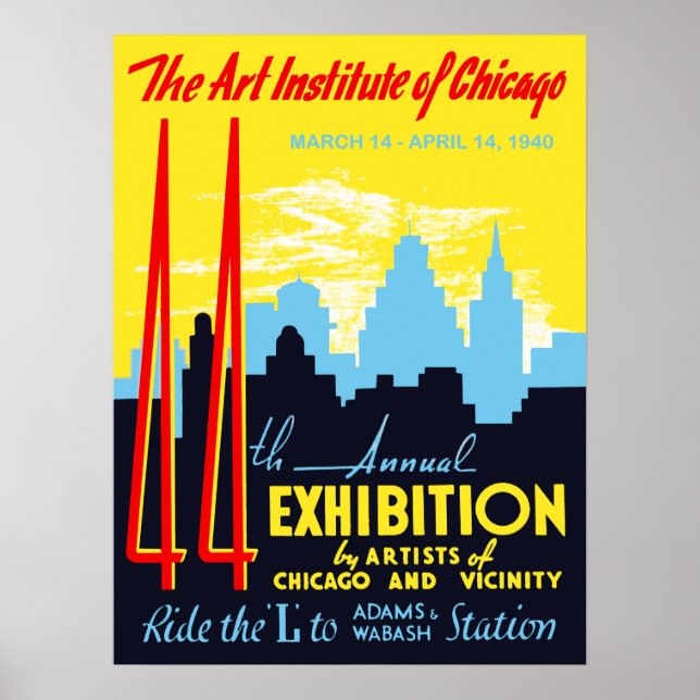 Art Institute of Chicago Poster (Framsidan)