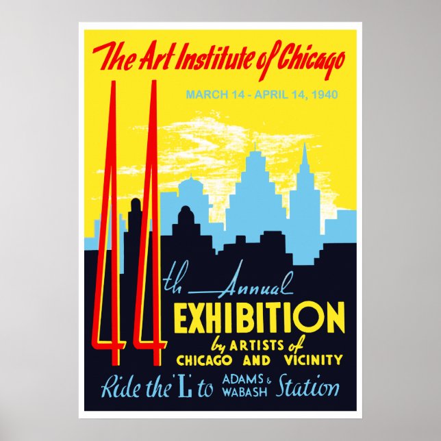 Art Institute of Chicago Poster (Framsidan)