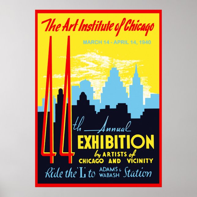 Art Institute of Chicago Poster (Framsidan)