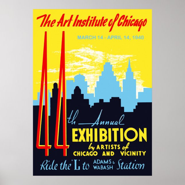 Art Institute of Chicago Poster (Framsidan)