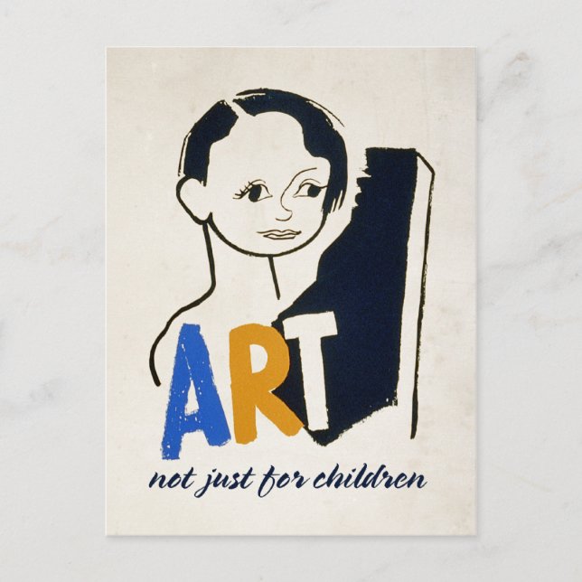 Art.. inte bara för barn [vykort] vykort (Framsida)