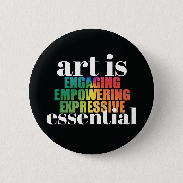 Art is ESSENTIAL Button Knapp (Framsida)