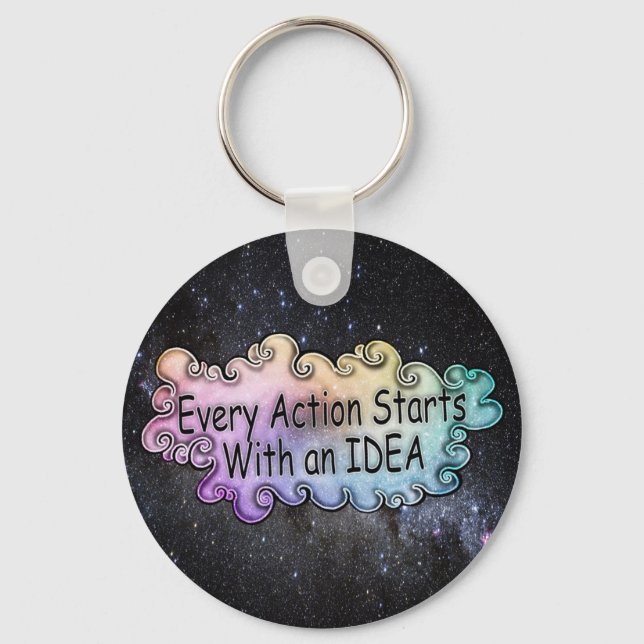 Art is Life Keychain Nyckelring (Framsida)