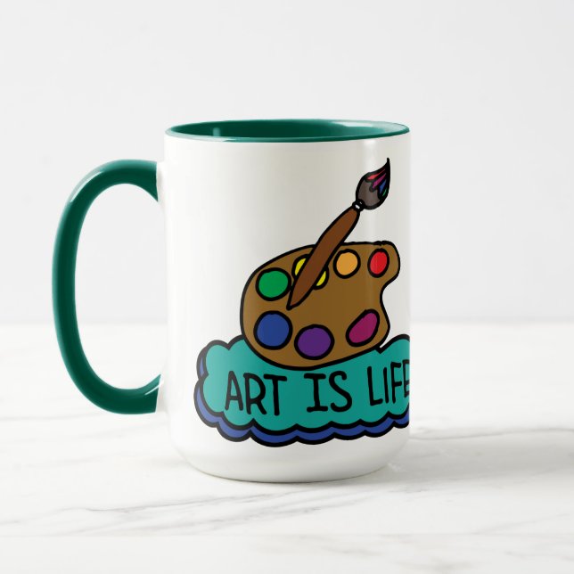 Art is Life Mug Mugg (Vänster)