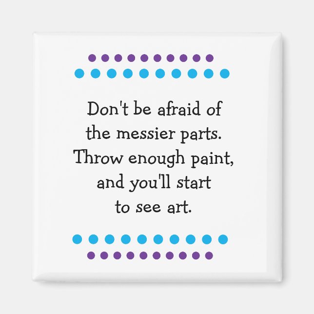 Art is Messy Magnet (Framsidan)