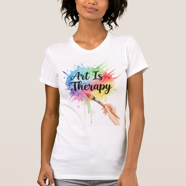 Art Is Therapy Women’s T-Shirt (Framsida)