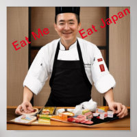Art japansk sushi Skapar mästerverk