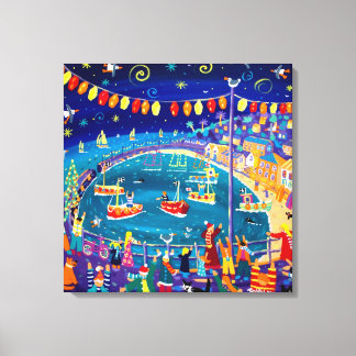 Art Kanvastryck: Mousehole Ljus, Cornwall Canvastryck