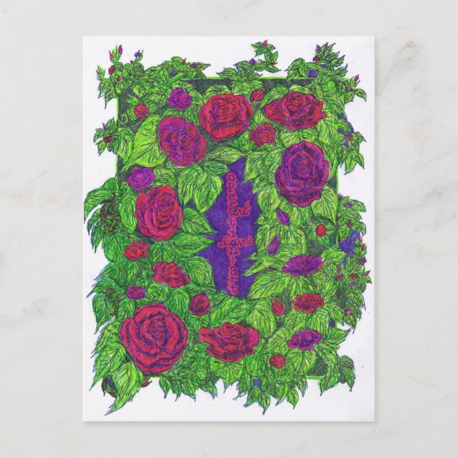 Art Kärlek vykort (Framsida)