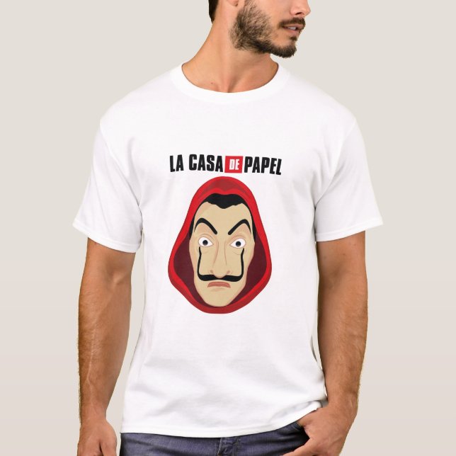 Art La casa de Papel T Shirt (Framsida)