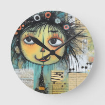 Art Lady 1 Charming och bedrövad